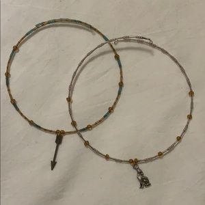 Arrow and Howling Wolf Beaded Chokers
